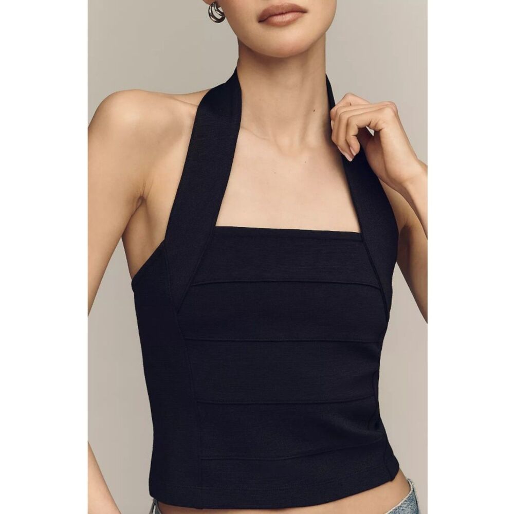 Anthropologie Ponte Bandage Halter Top